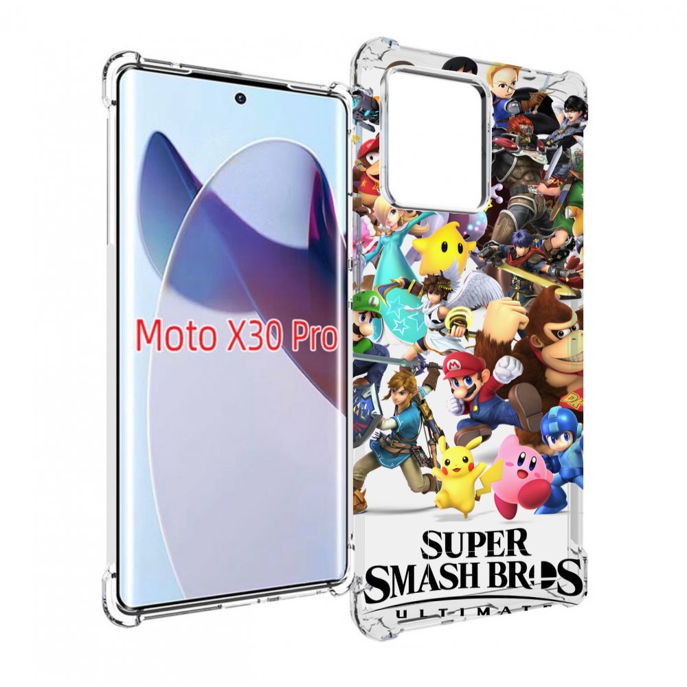 

Чехол MyPads Super Smash Bros для Motorola Moto X30 Pro, Прозрачный, Tocco