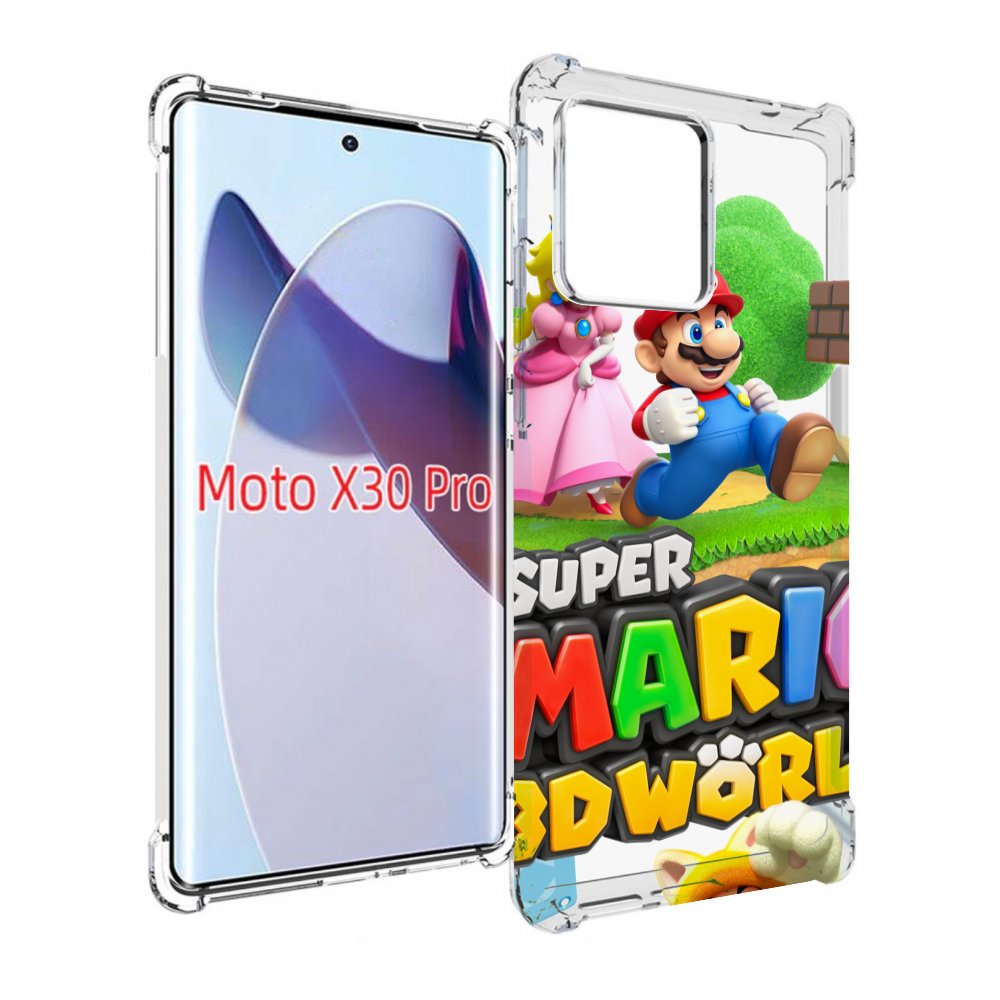 

Чехол MyPads Super Mario 3D World для Motorola Moto X30 Pro, Прозрачный, Tocco