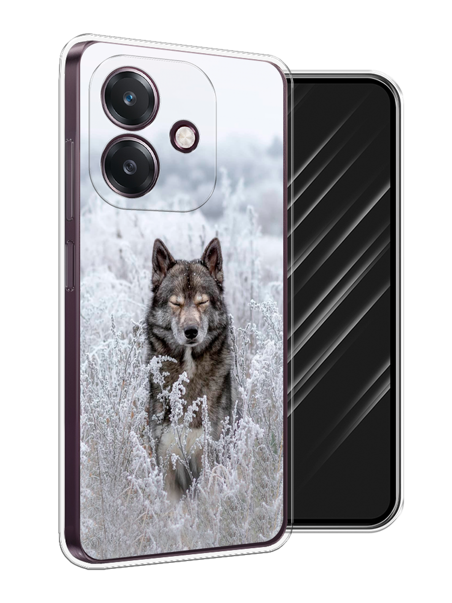 

Чехол Awog на Oppo A3 "Волк в поле", Белый;черный, 2518650-1