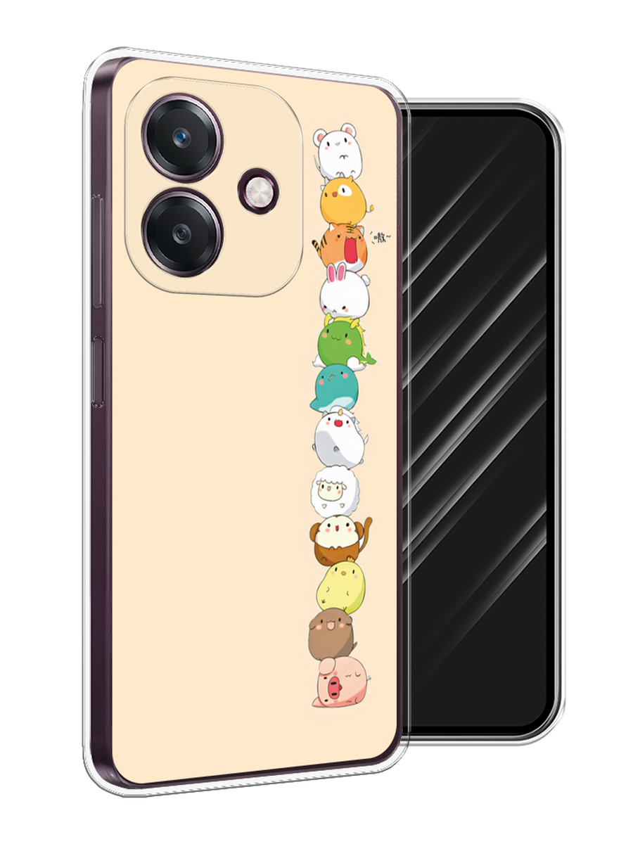 

Чехол Awog на Oppo A3 "Питомцы Чиби", Желтый, 2518650-1