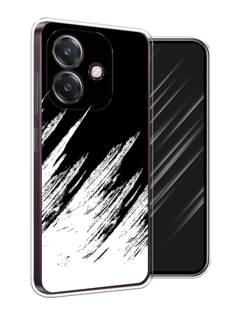 

Чехол Awog на Oppo A3 "Черно белые брызги", Черный;белый;бежевый, 2518650-1