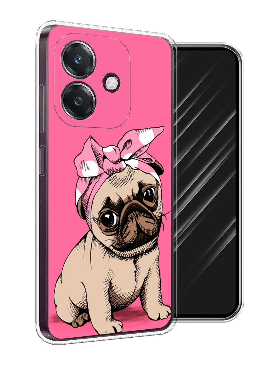 

Чехол Awog на Oppo A3 "Dog Pin-Up", Розовый;бежевый, 2518650-1