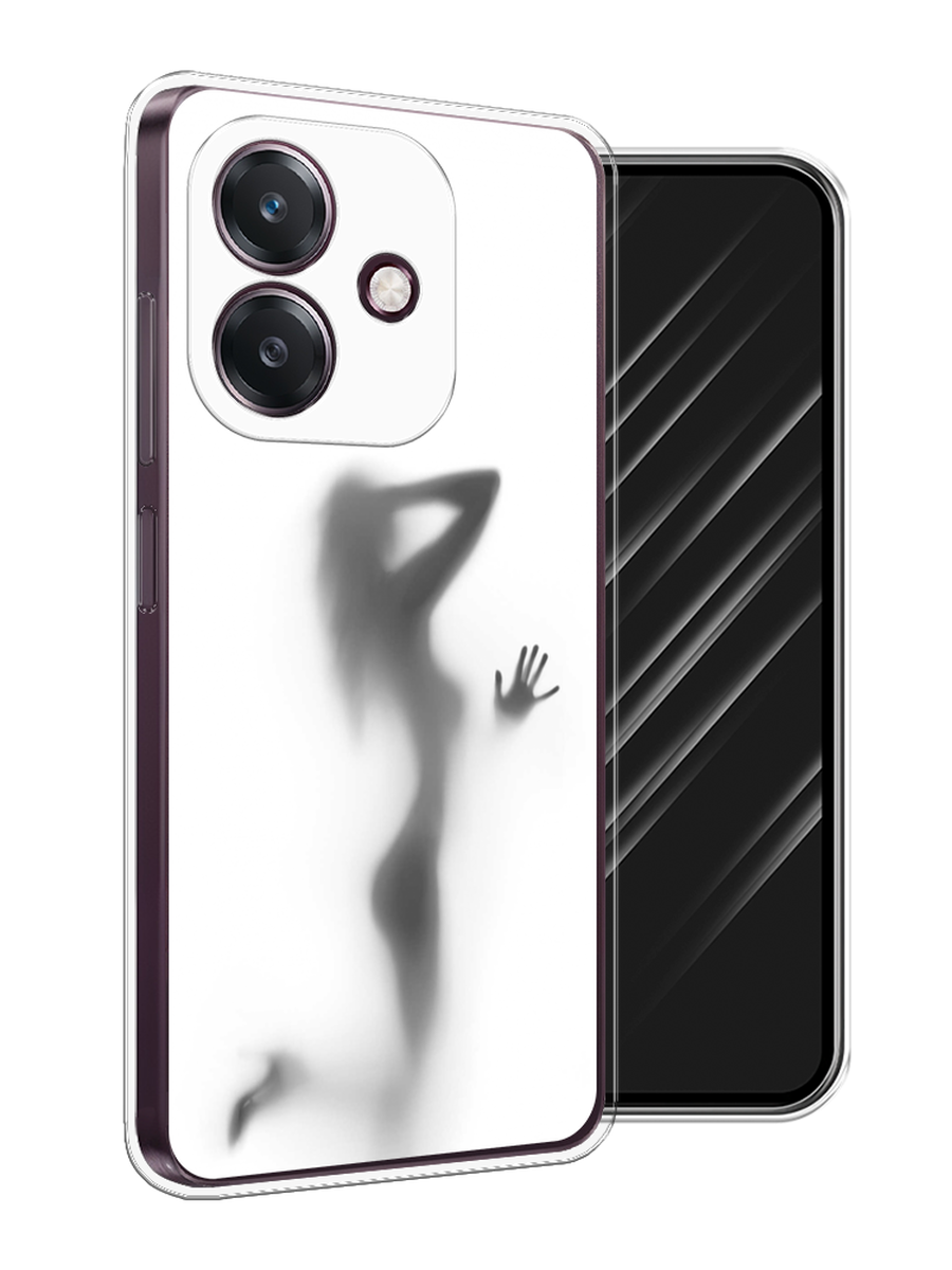 

Чехол Awog на Oppo A3 "Стекло в душе", Белый;серый;черный, 2518650-1