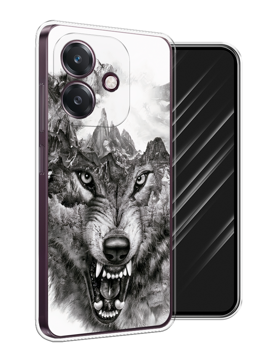 

Чехол Awog на Oppo A3 "Волк в горах", Серый;белый;бежевый, 2518650-1