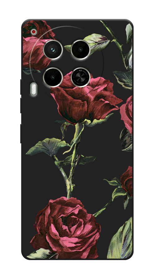 

Чехол Awog на Tecno Camon 30 5G "Бордовые розы фон", Бордовый, 305552-1