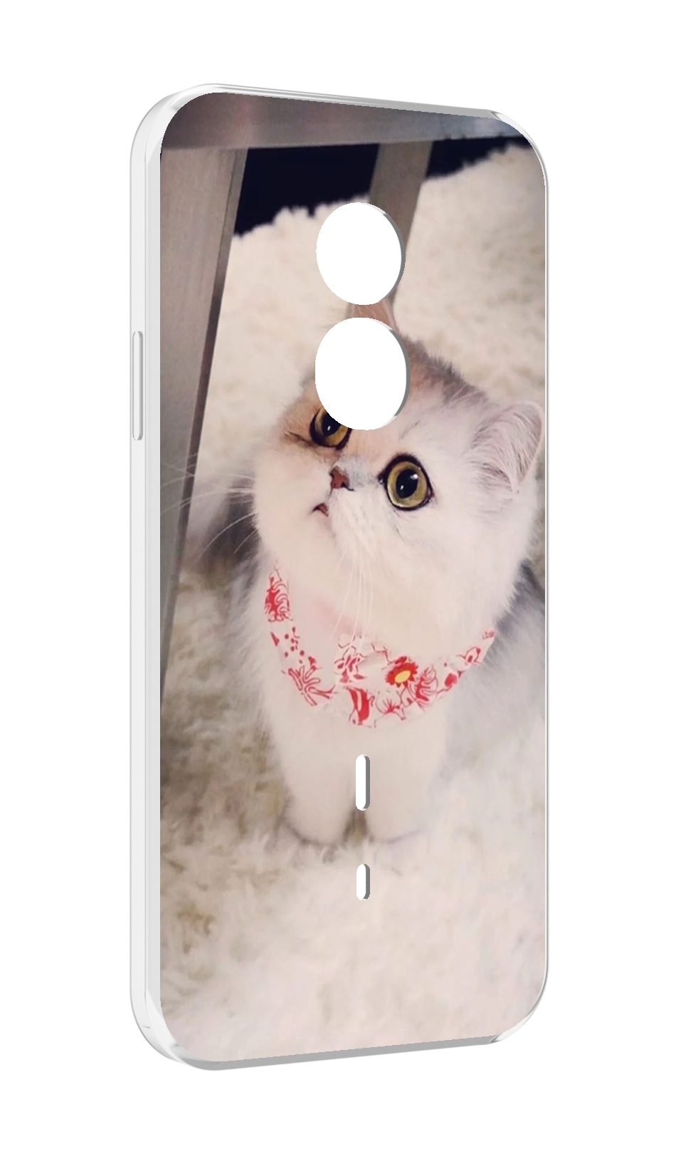

Чехол MyPads Котеночек женский для Doogee S51, Прозрачный, Tocco
