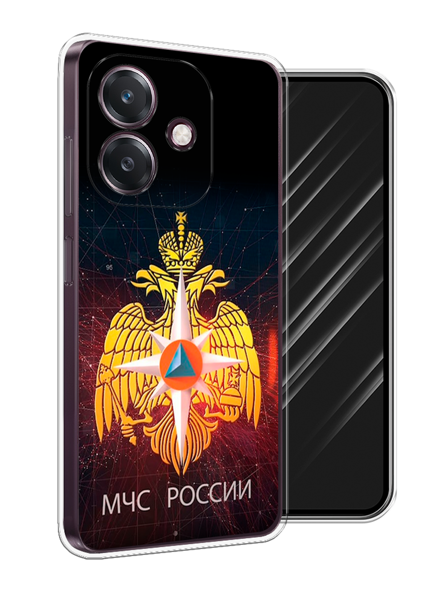 

Чехол Awog на Oppo A3 "МЧС России", Черный;желтый;красный, 2518650-1