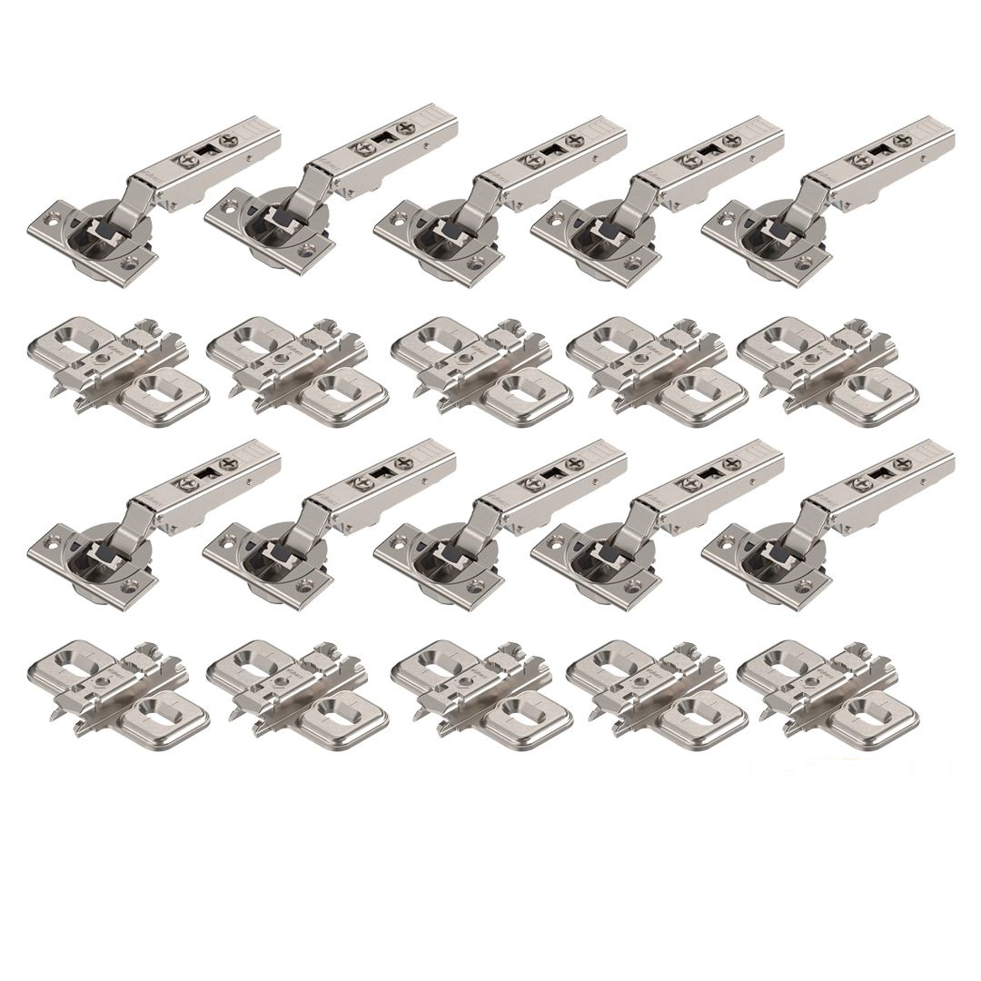 Петля BLUM 71B3750 , вкладная, с доводчиком, планкой 173L6100