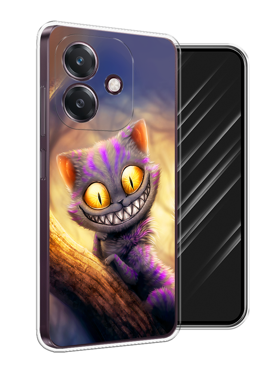 

Чехол Awog на Oppo A3 "Cheshire Cat", Фиолетовый;желтый, 2518650-1