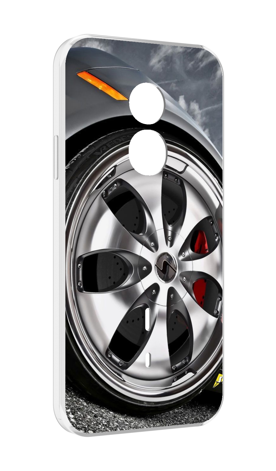 

Чехол MyPads Колесо мужской для Doogee S51, Прозрачный, Tocco