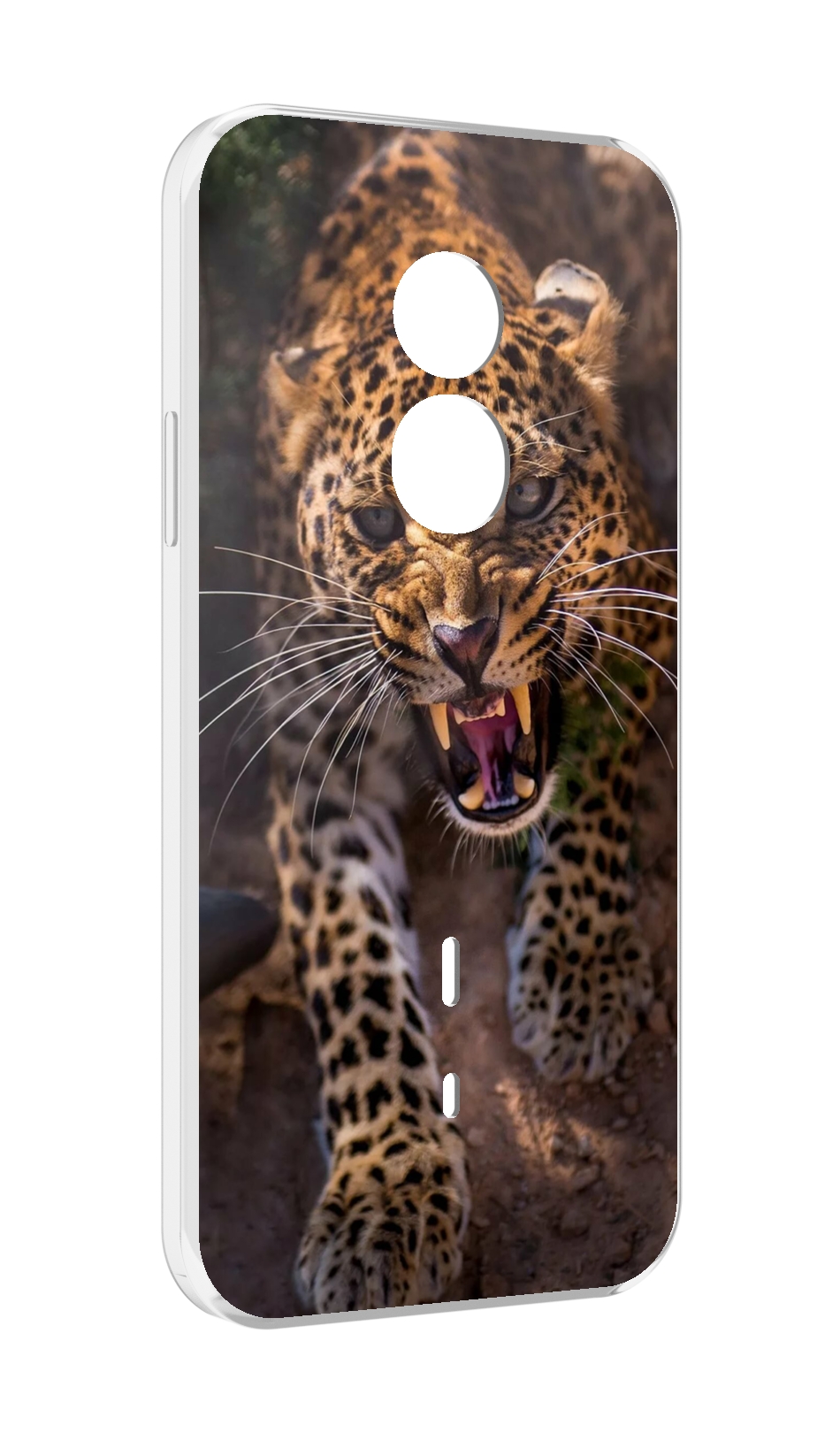

Чехол MyPads Злой-гепард для Doogee S51, Прозрачный, Tocco