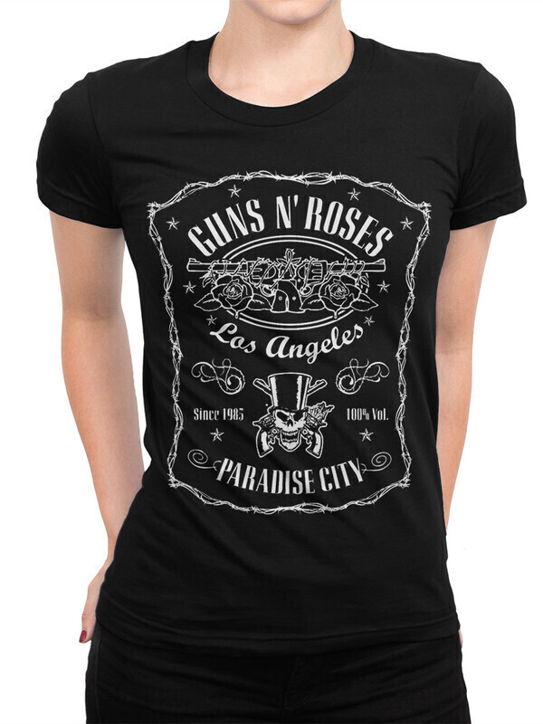 

Футболка женская Dream Shirts Guns and Roses 5000768-1 черная 2XL, Черный, Guns and Roses 5000768-1