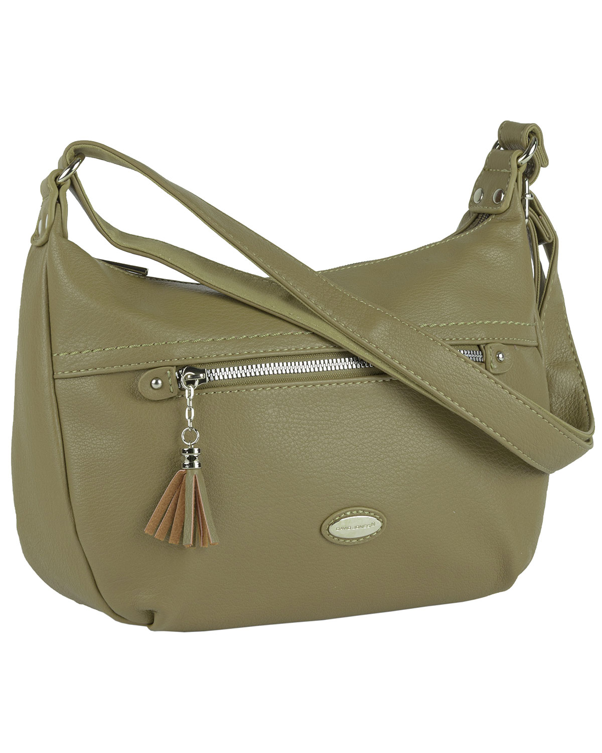 фото Сумка кросс-боди женская david jones 67392dd olive-green