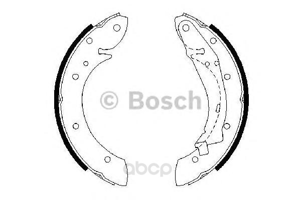 

Колодки Барабанные Реugеот Раrтnеr 2.2-3.0 96=> BOSCH 0986487552