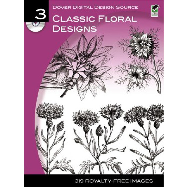 

Classic Floral Designs + CD / Dover