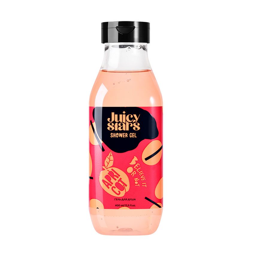 Гель для душа JUICY STARS Абрикос Крышеснос 400 мл презервативы luxe ultimate хозяин тайги абрикос 1 шт