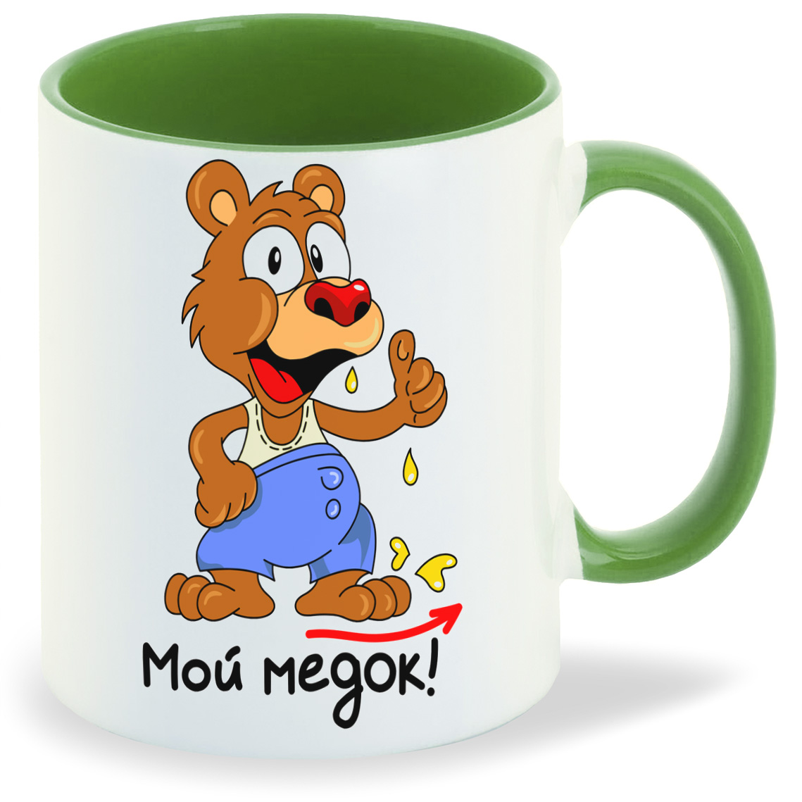 

Кружка CoolPodarok Мой медок есть пара, Мой медок есть пара