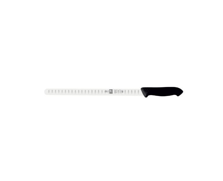 Нож для рыбы 300/430 мм черный с бороздками HoReCa Icel 1 шт