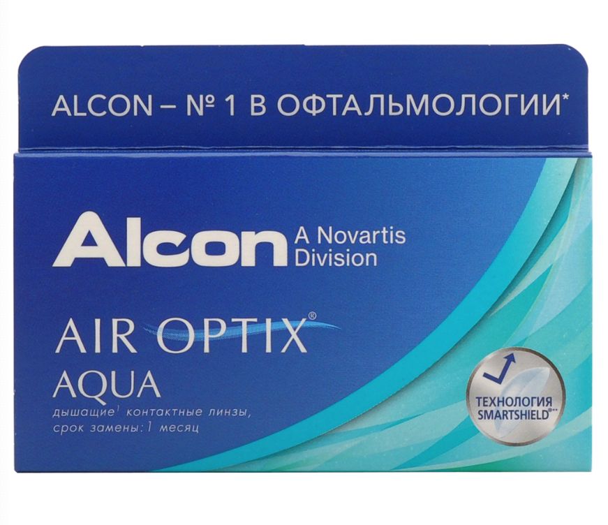 

Air Optix Aqua (6 линз) + One Step 360 мл.(8.6, -3.00), Aqua 6 линз + One Step