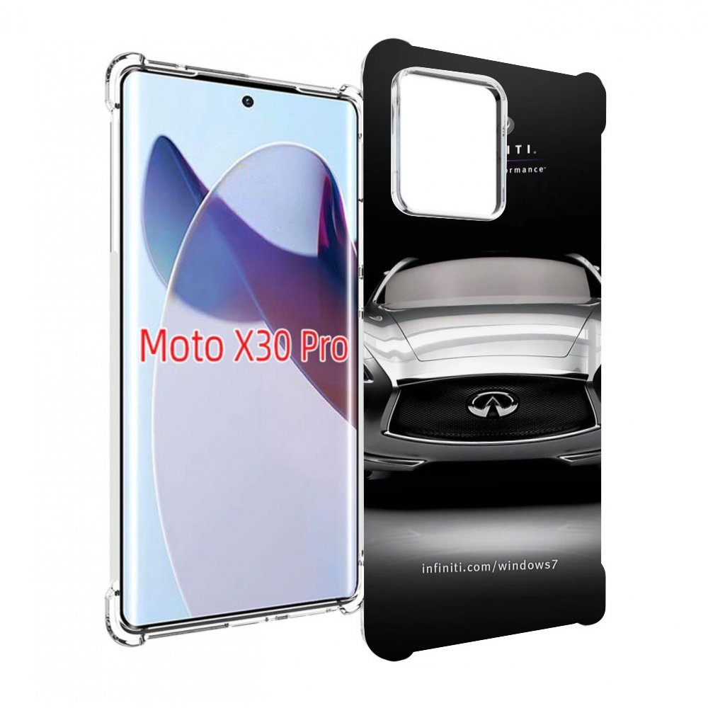 

Чехол MyPads infiniti-инфинити-1 для Motorola Moto X30 Pro, Прозрачный, Tocco