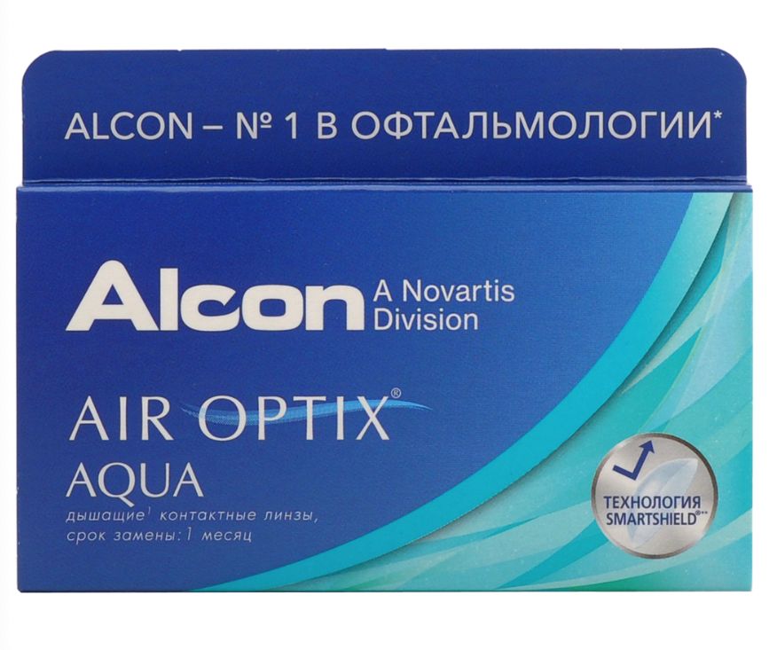 

Air Optix Aqua (6 линз) + One Step 360 мл.(8.6, -1.00), Aqua 6 линз + One Step