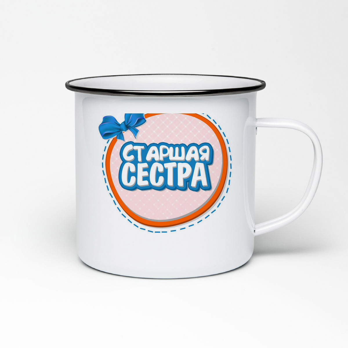 

Кружка металлическая CoolPodarok Семья. Старшая сестра
