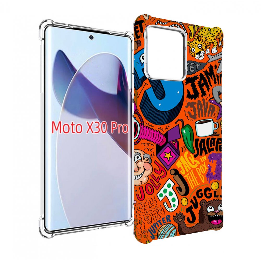 

Чехол MyPads funky-decor для Motorola Moto X30 Pro, Прозрачный, Tocco