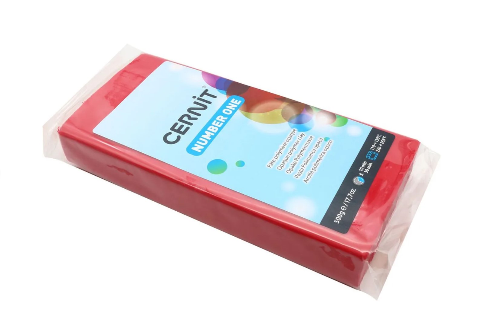 

Пластика Cernit "Number One", 500 грамм, цвет: 463 новогодний красный, арт. CE0900500