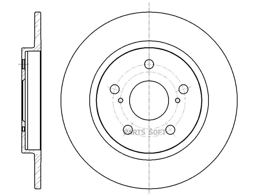 

G-BRAKE Диск тормозной G-brake GR-01845