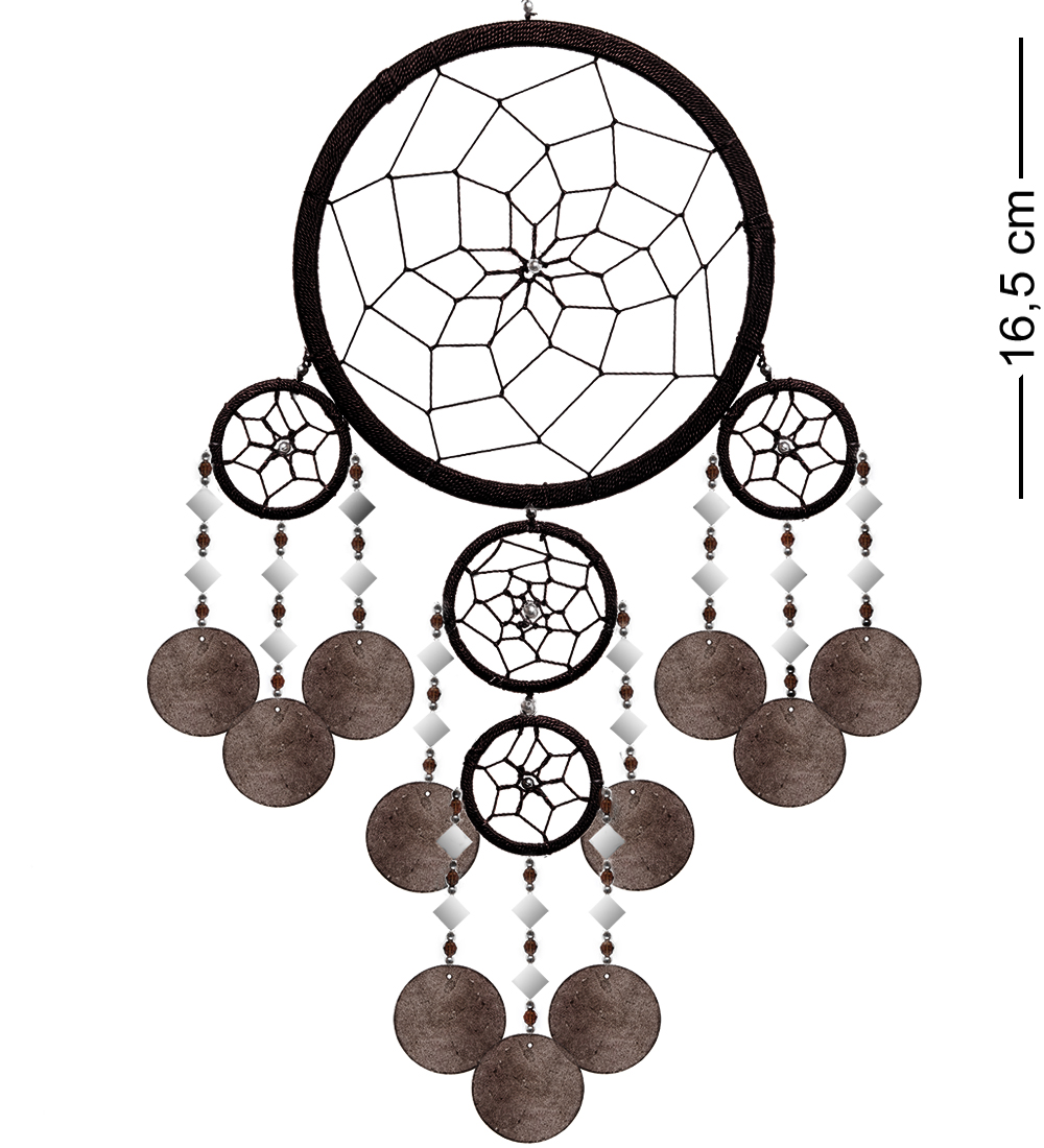 

Ловец снов Decor and Gift 16,5 см 56-023-02, Коричневый