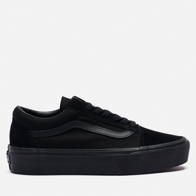 

Кеды унисекс Vans Old Skool Platform черные 38 EU, Old Skool Platform