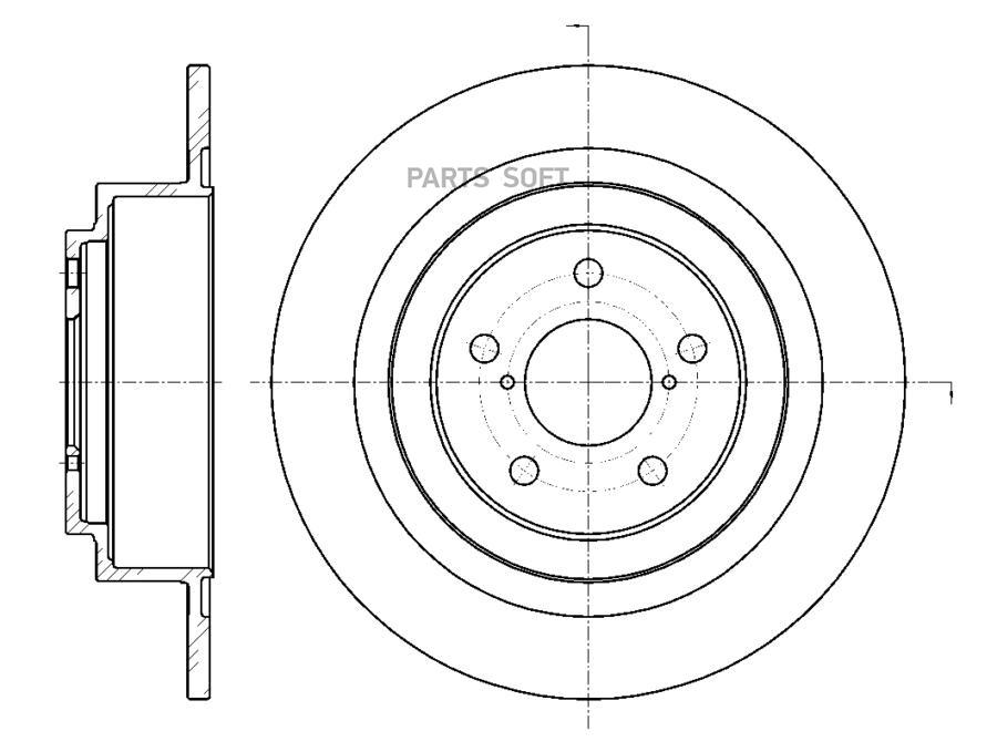 

G-BRAKE Диск тормозной G-brake GR-01714