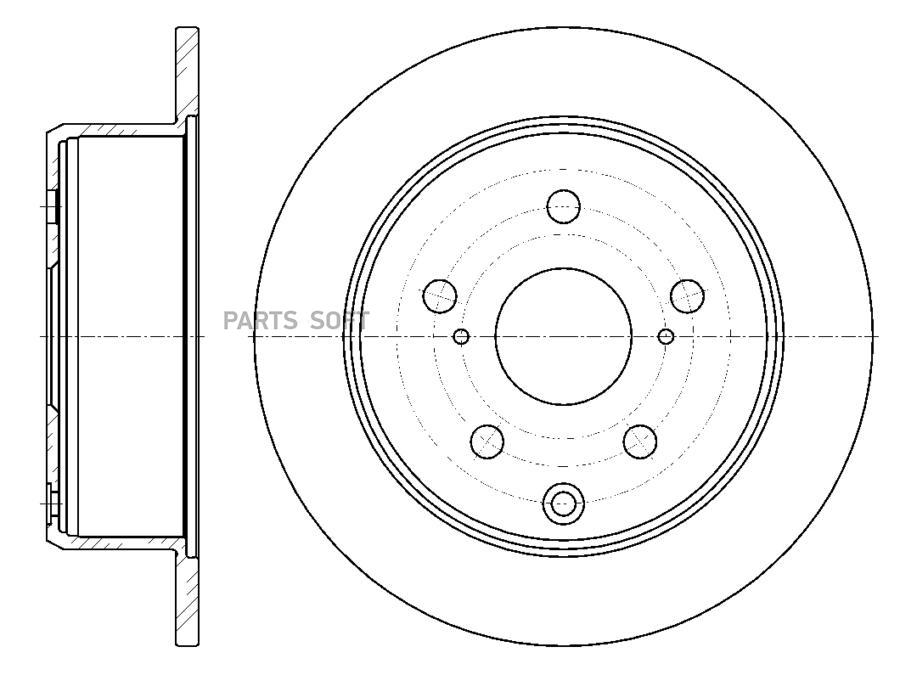 

G-BRAKE Диск тормозной G-brake GR-01646