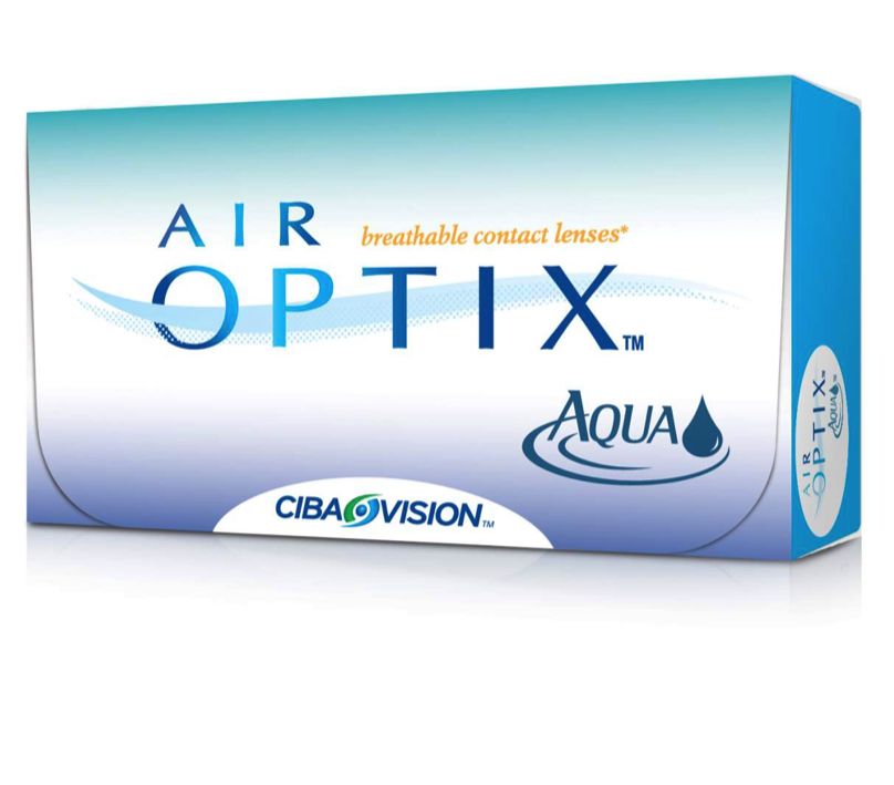 фото Air optix aqua (3 линзы) + renu 360 мл.(8.6, -8.50)