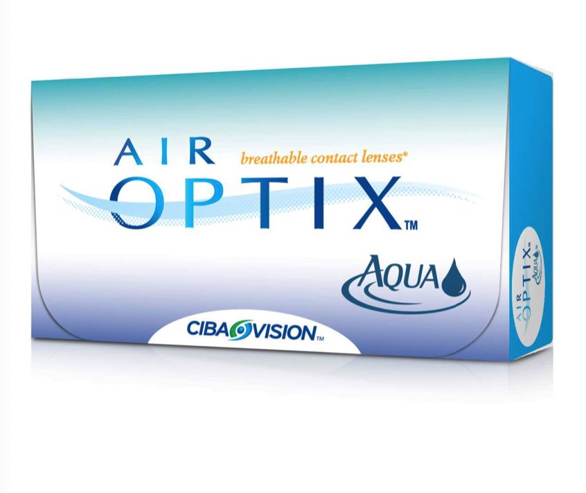 фото Air optix aqua (3 линзы) + renu 360 мл.(8.6, -7.50)