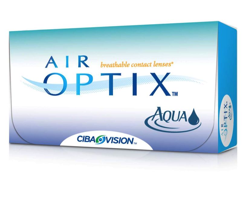 фото Air optix aqua (3 линзы) + renu 360 мл.(8.6, -7.00)