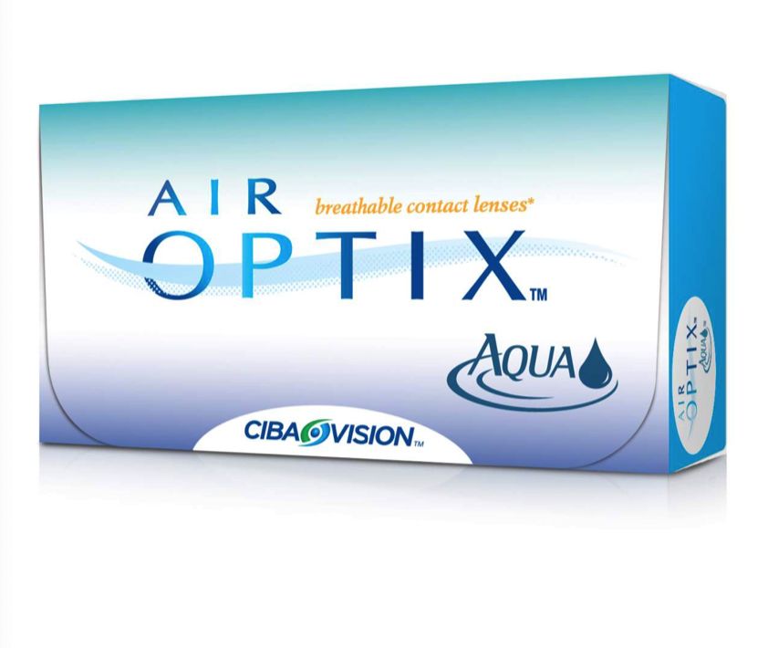 фото Air optix aqua (3 линзы) + renu 360 мл.(8.6, -6.50)