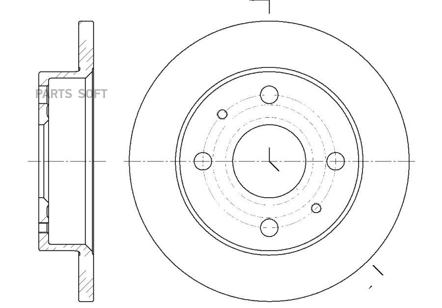 

G-BRAKE Диск тормозной G-brake GR-01499