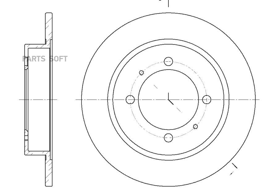 G-BRAKE Диск тормозной G-brake GR-01298