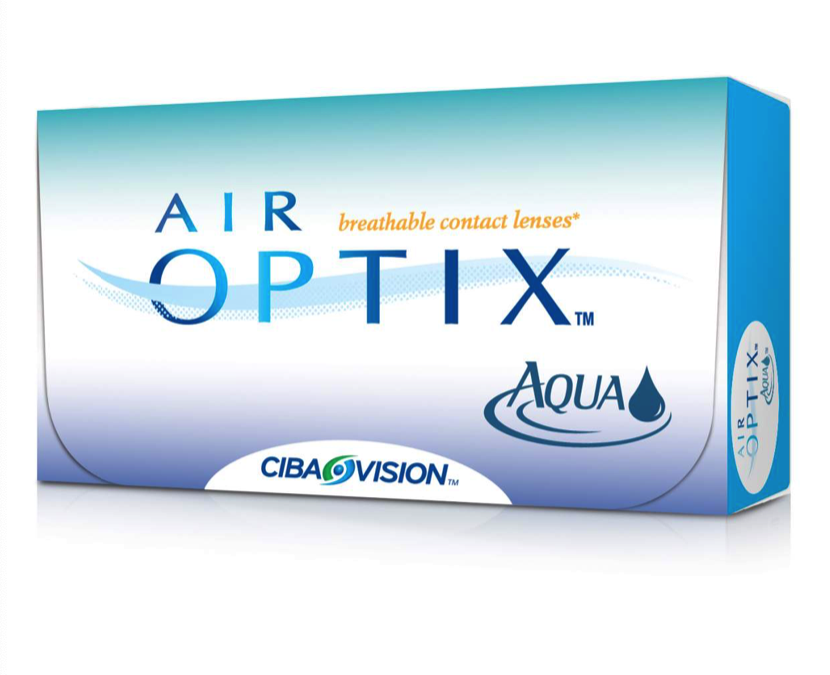 фото Air optix aqua (3 линзы) + renu 360 мл.(8.6, -5.75)