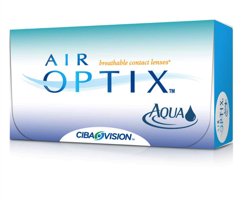 фото Air optix aqua (3 линзы) + renu 360 мл.(8.6, -5.25)