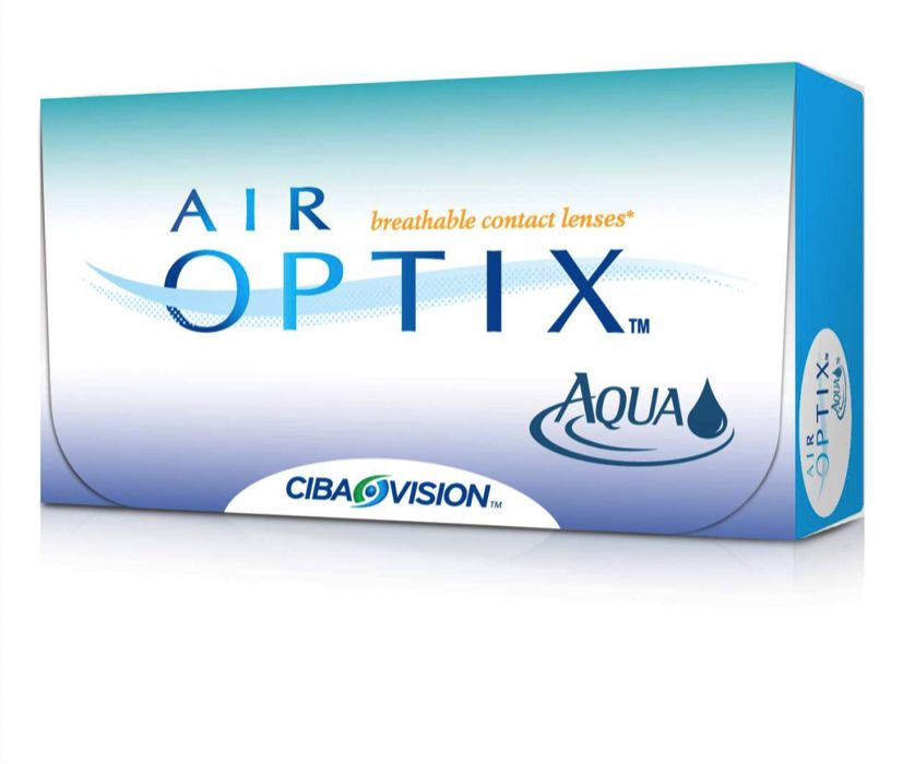 фото Air optix aqua (3 линзы) + renu 360 мл.(8.6, -4.75)