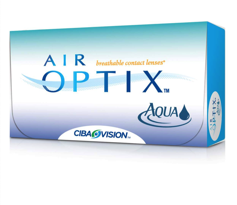 фото Air optix aqua (3 линзы) + renu 360 мл.(8.6, -4.00)