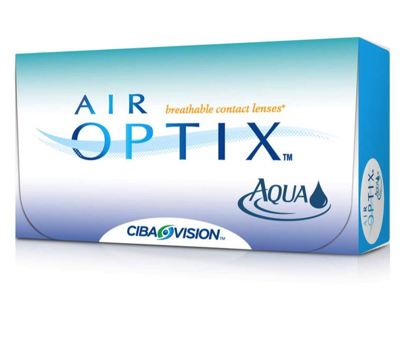 фото Air optix aqua (3 линзы) + renu 360 мл.(8.6, -3.50)