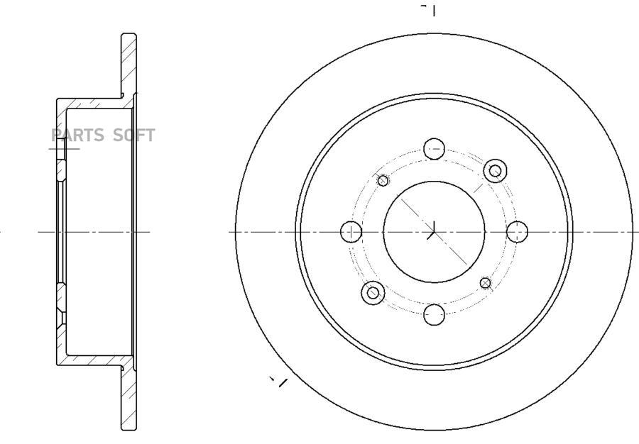 

G-BRAKE Диск тормозной G-brake GR-01146