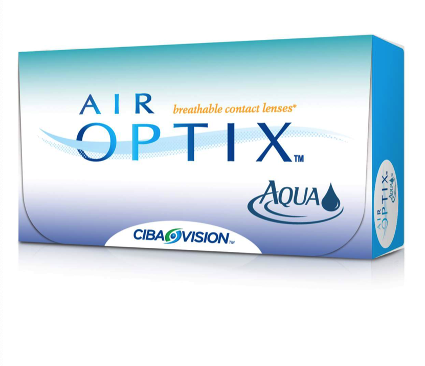 фото Air optix aqua (3 линзы) + renu 360 мл.(8.6, -2.75)