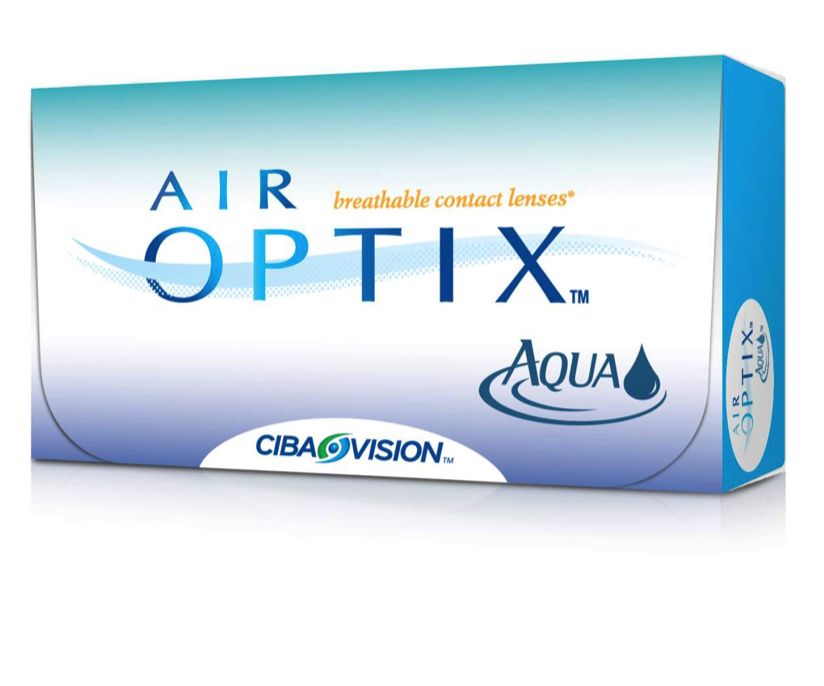 фото Air optix aqua (3 линзы) + renu 360 мл.(8.6, -2.00)