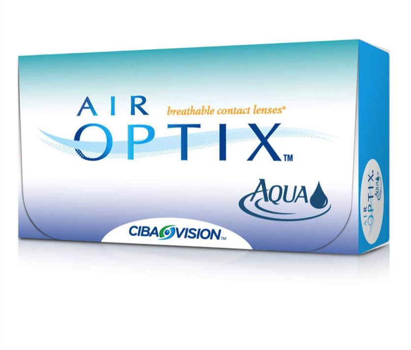 фото Air optix aqua (3 линзы) + renu 360 мл.(8.6, -1.50)