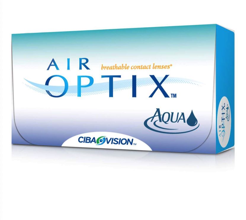 фото Air optix aqua (3 линзы) + renu 360 мл.(8.6, -1.25)