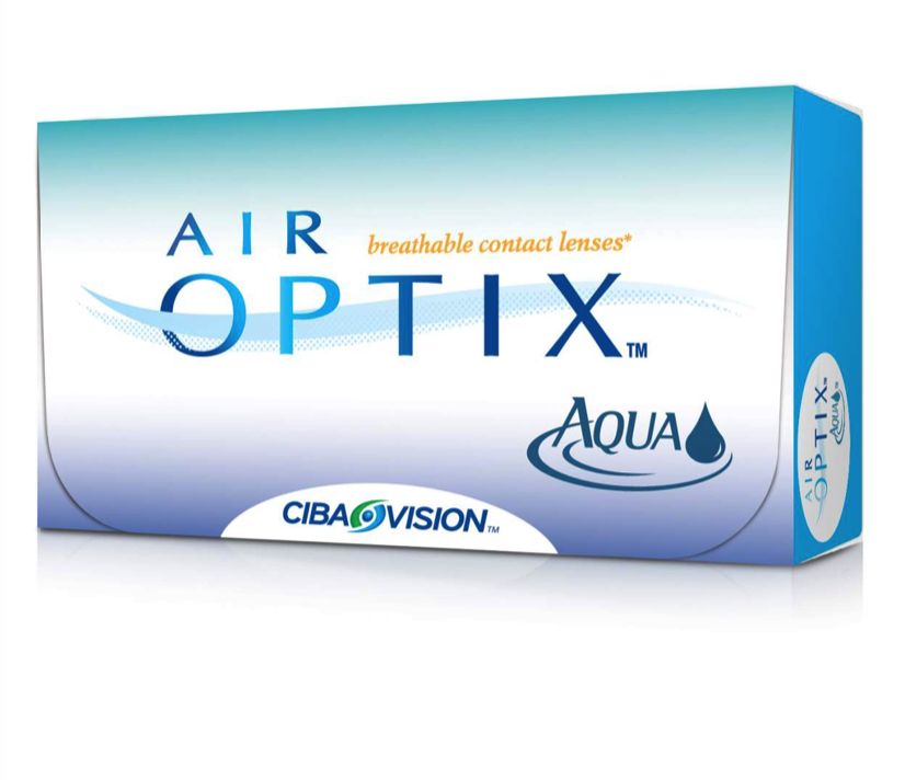 фото Air optix aqua (3 линзы) + renu 360 мл.(8.6, -1.00)